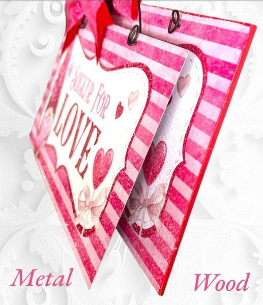 GINGERBREAD DR sign 3.5x12 inches. Wood or metal option.