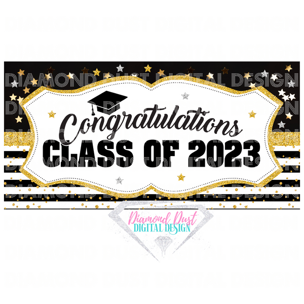 Congrats Class of 2023 Grad sign. Wood or metal option.