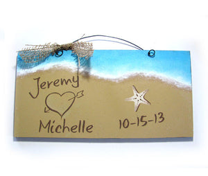 Custom Beach love sign.