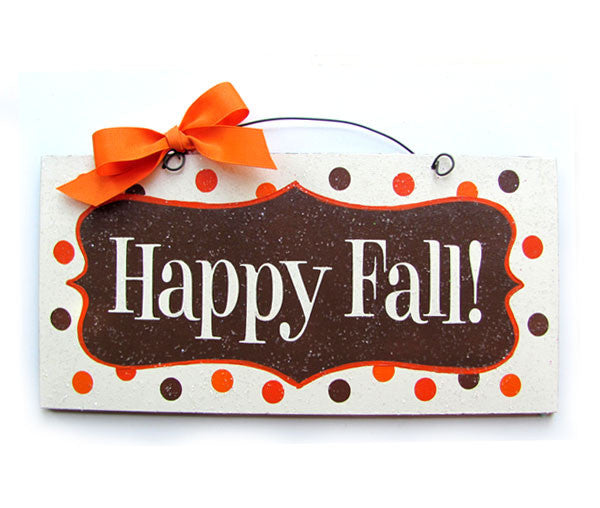 Happy Fall with Happy Thanksgiving option.