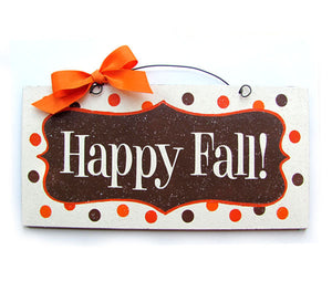 Happy Fall with Happy Thanksgiving option.