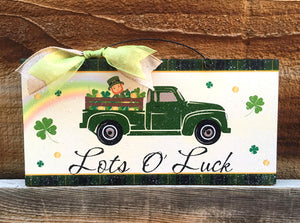 Lots o Luck St.Patricks day truck.
