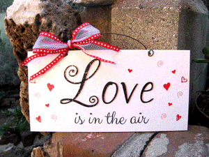 Love is in the Air sign.