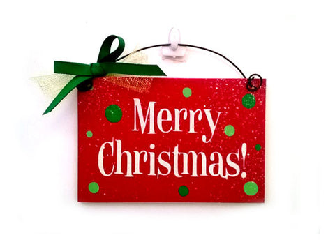 Merry Christmas mini sign.