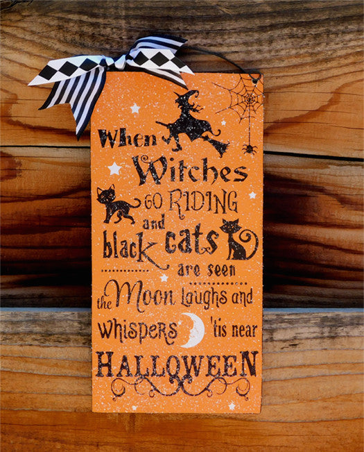 Tis' near Halloween sign.