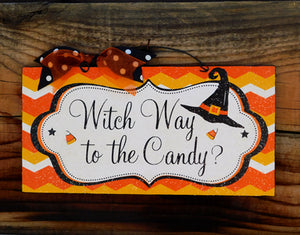 Witch way to the Candy sign?